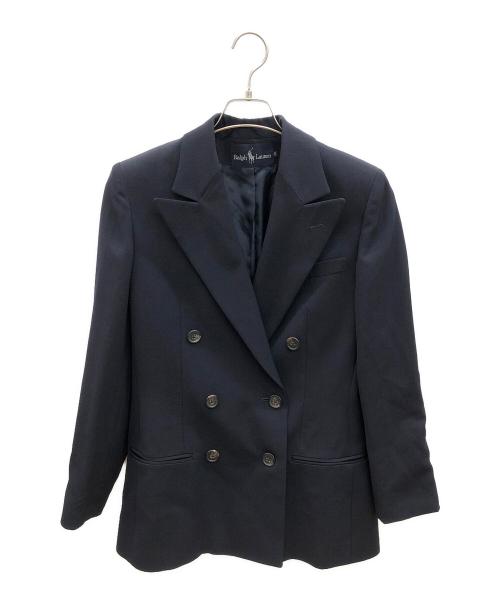 RALPH LAUREN（ラルフローレン）RALPH LAUREN (ラルフローレン) ダブルジャケット ネイビー サイズ:9の古着・服飾アイテム