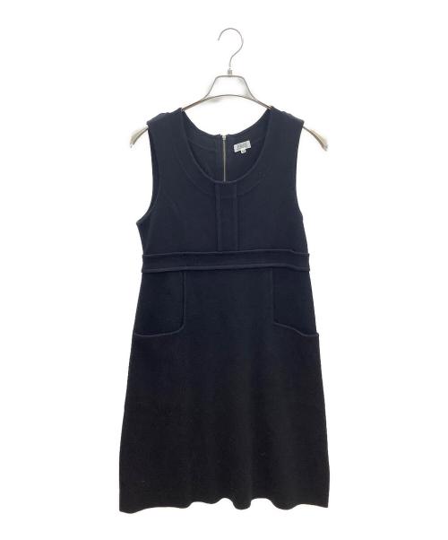 FOXEY（フォクシー）FOXEY (フォクシー) ノースリーブワンピース ブラック サイズ:42の古着・服飾アイテム