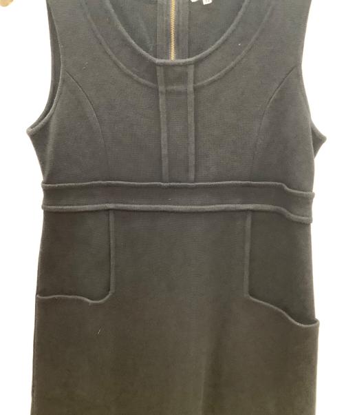 FOXEY（フォクシー）FOXEY (フォクシー) ノースリーブワンピース ブラック サイズ:42の古着・服飾アイテム