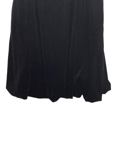 VELOUR NOIR by FOXEY NEWYORK（ベロア ノワール by フォクシー ニューヨーク）VELOUR NOIR by FOXEY NEWYORK (ベロア ノワール by フォクシー ニューヨーク) ベロアワンピース ブラック サイズ:42の古着・服飾アイテム
