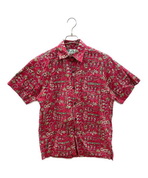 TWO PALMS（トゥーパームス）TWO PALMS (トゥーパームス) アロハシャツ レッド サイズ:不明の古着・服飾アイテム