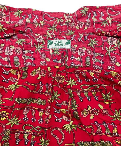 TWO PALMS（トゥーパームス）TWO PALMS (トゥーパームス) アロハシャツ レッド サイズ:不明の古着・服飾アイテム