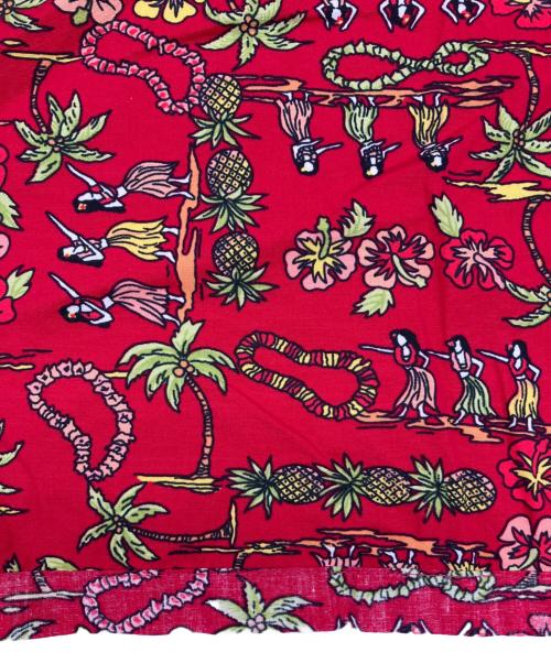 TWO PALMS（トゥーパームス）TWO PALMS (トゥーパームス) アロハシャツ レッド サイズ:不明の古着・服飾アイテム