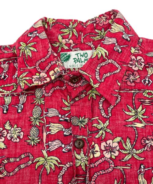 TWO PALMS（トゥーパームス）TWO PALMS (トゥーパームス) アロハシャツ レッド サイズ:不明の古着・服飾アイテム