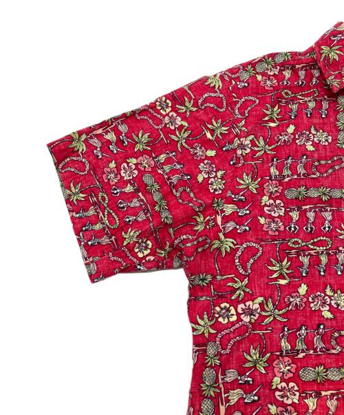 TWO PALMS（トゥーパームス）TWO PALMS (トゥーパームス) アロハシャツ レッド サイズ:不明の古着・服飾アイテム