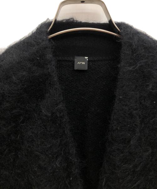 ATON（エイトン）ATON (エイトン) カーディガン ブラック サイズ:Freeの古着・服飾アイテム