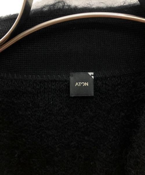 ATON（エイトン）ATON (エイトン) カーディガン ブラック サイズ:Freeの古着・服飾アイテム