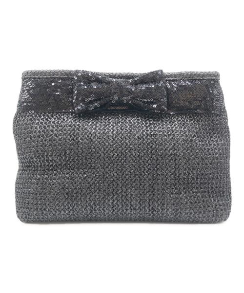 ANTEPRIMA MISTO（アンテプリマミスト）ANTEPRIMA MISTO (アンテプリマミスト) ショルダーバッグ　TWEED RAFIA ブラックの古着・服飾アイテム