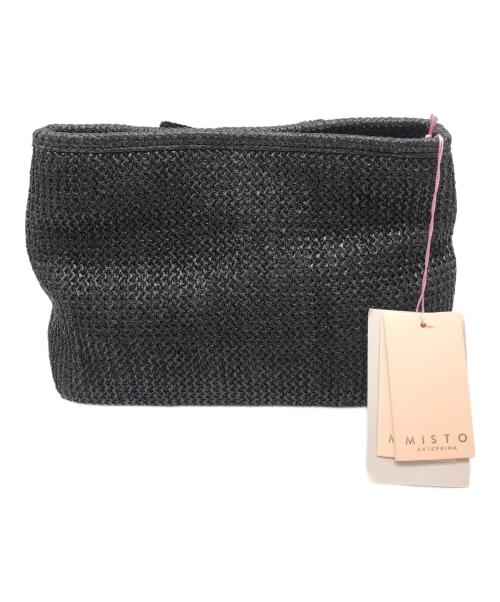 ANTEPRIMA MISTO（アンテプリマミスト）ANTEPRIMA MISTO (アンテプリマミスト) ショルダーバッグ　TWEED RAFIA ブラックの古着・服飾アイテム