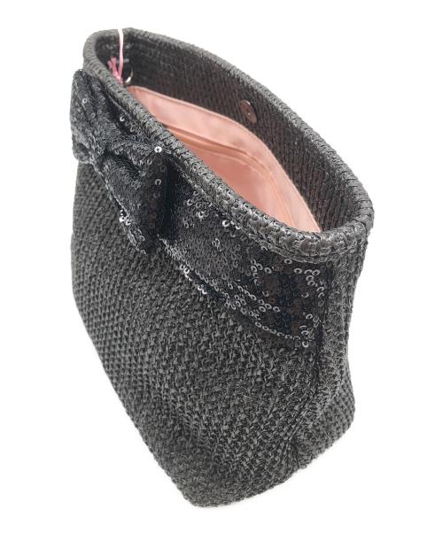 ANTEPRIMA MISTO（アンテプリマミスト）ANTEPRIMA MISTO (アンテプリマミスト) ショルダーバッグ　TWEED RAFIA ブラックの古着・服飾アイテム