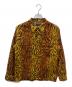 Dry Bones（ドライボーンズ）の古着「レオパード柄シャツ」｜オレンジ×ブラック