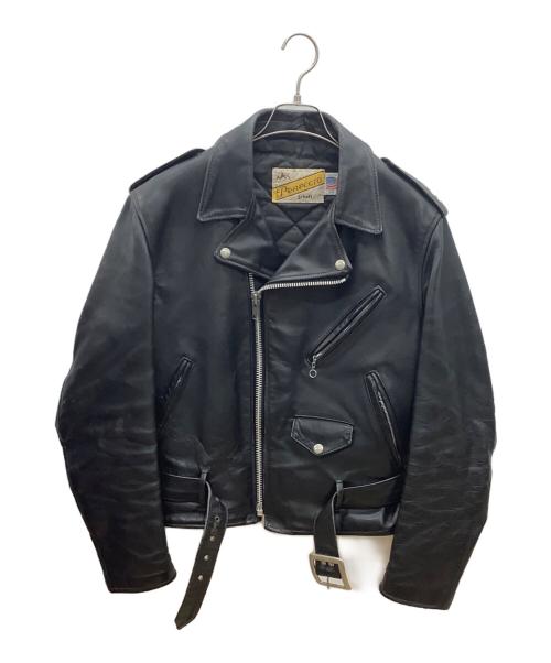 Schott（ショット）Schott (ショット) 70sダブルライダースジャケット ブラック サイズ:38の古着・服飾アイテム