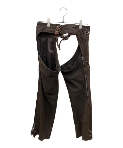 DEGNER（デグナー）DEGNER (デグナー) レザーチャップス ブラウン サイズ:Sの古着・服飾アイテム