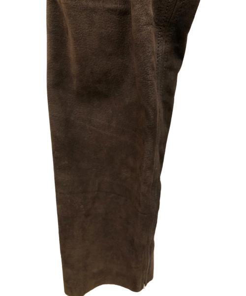 DEGNER（デグナー）DEGNER (デグナー) レザーチャップス ブラウン サイズ:Sの古着・服飾アイテム