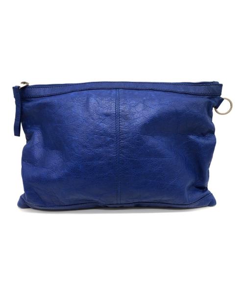 BALENCIAGA（バレンシアガ）BALENCIAGA (バレンシアガ) クラッチバッグ ブルーの古着・服飾アイテム