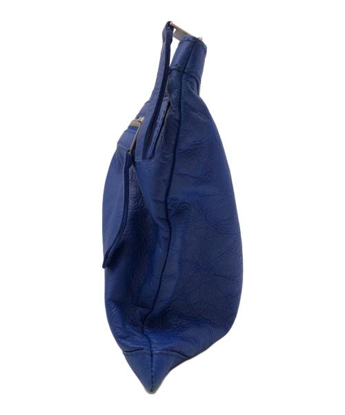 BALENCIAGA（バレンシアガ）BALENCIAGA (バレンシアガ) クラッチバッグ ブルーの古着・服飾アイテム