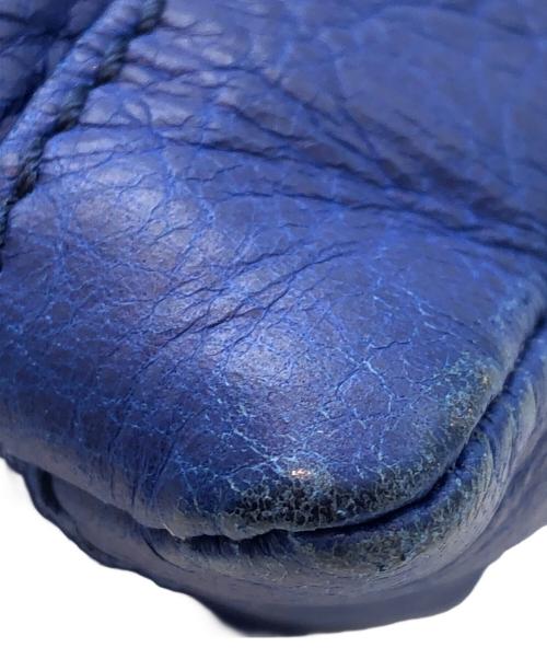 BALENCIAGA（バレンシアガ）BALENCIAGA (バレンシアガ) クラッチバッグ ブルーの古着・服飾アイテム