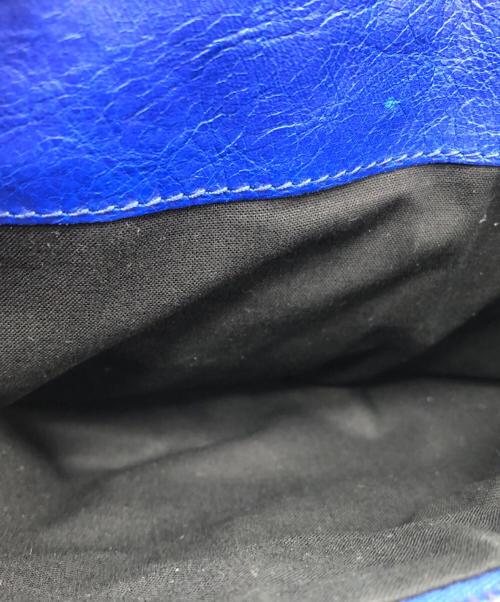 BALENCIAGA（バレンシアガ）BALENCIAGA (バレンシアガ) クラッチバッグ ブルーの古着・服飾アイテム