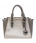MICHAEL KORS（マイケルコース）の古着「2WAYバッグ」｜ホワイト×グレー