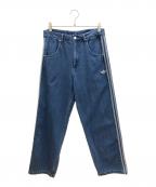 adidasアディダス）の古着「デニムファイヤーバードパンツ」｜インディゴ