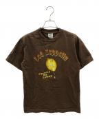 ALSTYLE APPAREL & ACTIVEWEARアレスタイルアパレル＆アクティブウェア）の古着「00sバンドTシャツ Led Zeppelin 2枚タグ 古着」｜ブラウン