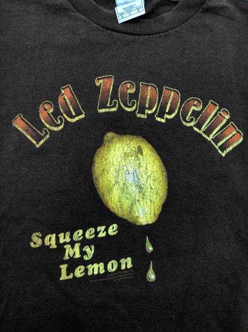 ALSTYLE APPAREL & ACTIVEWEAR（アレスタイルアパレル＆アクティブウェア）ALSTYLE APPAREL & ACTIVEWEAR (アレスタイルアパレル＆アクティブウェア) 00sバンドTシャツ Led Zeppelin 2枚タグ 古着 ブラウン サイズ:Sの古着・服飾アイテム