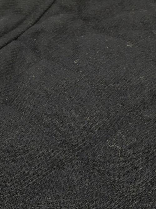 FRED PERRY（フレッドペリー）FRED PERRY (フレッドペリー) キルティングハンティングジャケット ネイビー×ブラウン サイズ:Mの古着・服飾アイテム