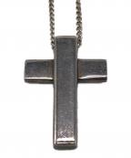 GUCCIグッチ）の古着「クロスネックレス」｜シルバー