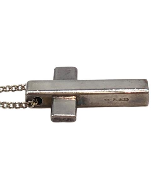 GUCCI（グッチ）GUCCI (グッチ) クロスネックレス シルバーの古着・服飾アイテム