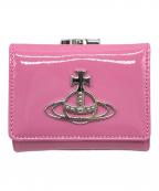 Vivienne Westwoodヴィヴィアンウエストウッド）の古着「3つ折り財布」｜ピンク