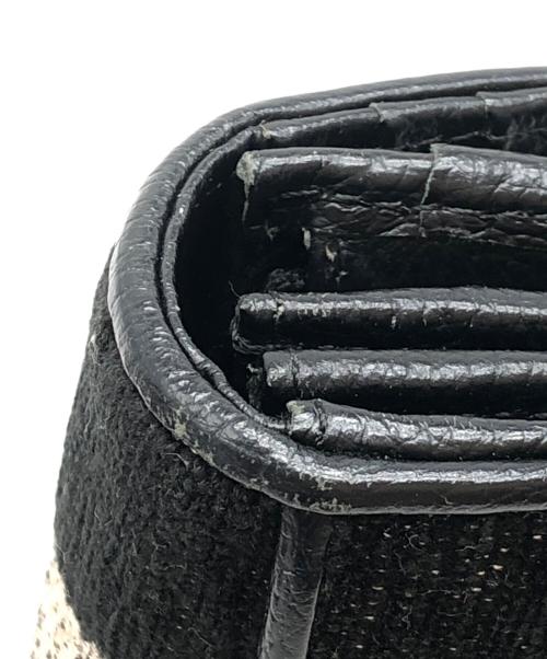 Think Bee!（シンクビー!）Think Bee! (シンクビー!) 長財布 ブラック×ベージュの古着・服飾アイテム