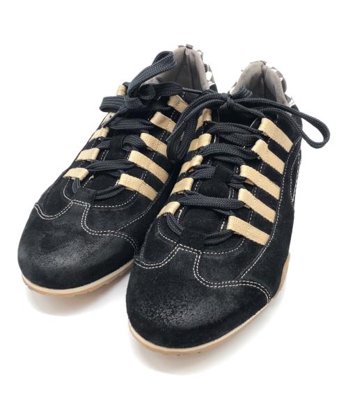 RACING（レーシング）RACING (レーシング) GPO レーシング スニーカー  ブラック サイズ:40(25cm)の古着・服飾アイテム