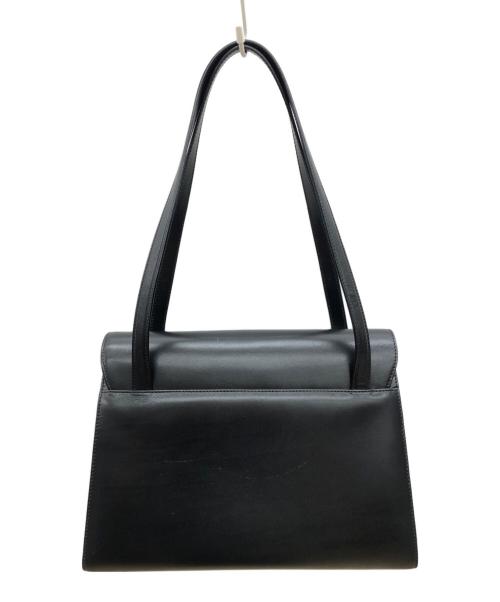 Salvatore Ferragamo（サルヴァトーレ フェラガモ）Salvatore Ferragamo (サルヴァトーレ フェラガモ) ハンドバッグ　ヴァラリボン ブラックの古着・服飾アイテム