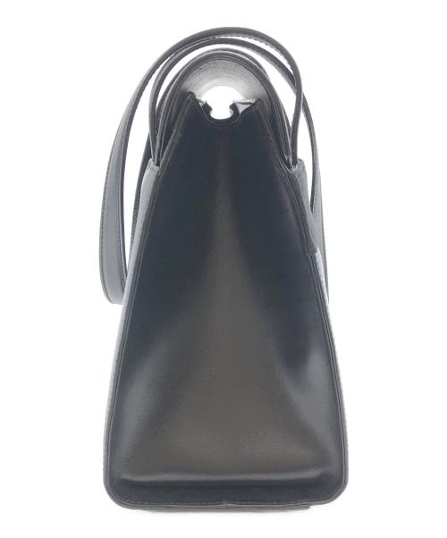 Salvatore Ferragamo（サルヴァトーレ フェラガモ）Salvatore Ferragamo (サルヴァトーレ フェラガモ) ハンドバッグ　ヴァラリボン ブラックの古着・服飾アイテム