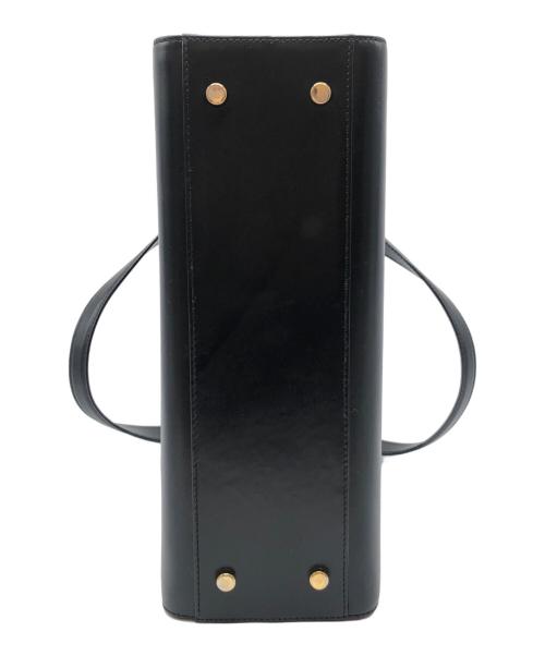 Salvatore Ferragamo（サルヴァトーレ フェラガモ）Salvatore Ferragamo (サルヴァトーレ フェラガモ) ハンドバッグ　ヴァラリボン ブラックの古着・服飾アイテム