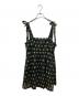 Lily Brown（リリーブラウン）の古着「ショルダーリボンブラウス」｜ブラック