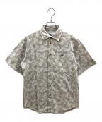 Vivienne Westwood manヴィヴィアン ウェストウッド マン）の古着「半袖シャツ」｜ベージュ×アイボリー