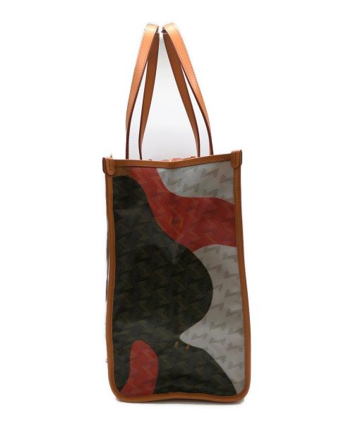 Resurrection（レザレクション）Resurrection (レザレクション) ラニウススクエアビッグ ブラウン×グリーンの古着・服飾アイテム