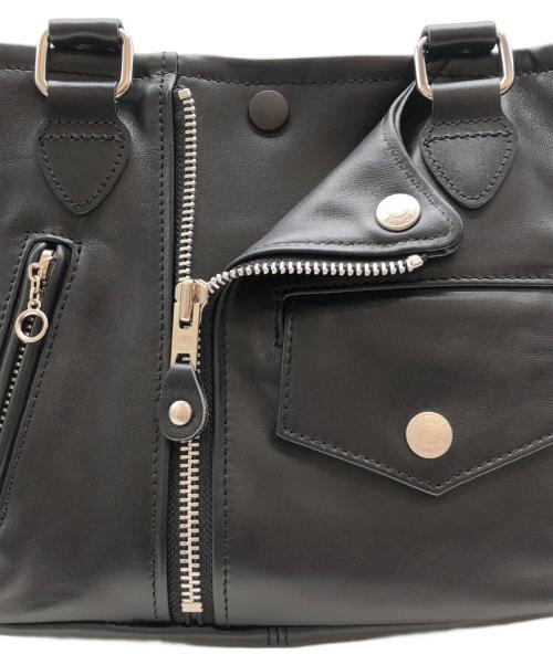 Schott（ショット）Schott (ショット) ハンドバッグ ブラックの古着・服飾アイテム