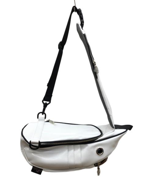 MORN CREATIONS（モーンクリエイションズ）MORN CREATIONS (モーンクリエイションズ) シャークショルダーバッグ ホワイトの古着・服飾アイテム