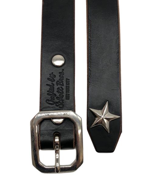 Schott（ショット）Schott (ショット) レザーベルト ブラック サイズ:38の古着・服飾アイテム