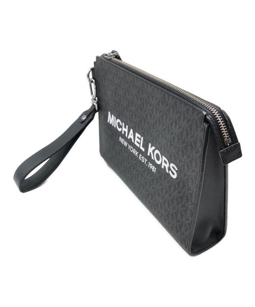 MICHAEL KORS（マイケル・コース）MICHAEL KORS (マイケルコース) セカンドバッグ ブラックの古着・服飾アイテム