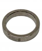 MM6 Maison Margielaエムエムシックスメゾンマルジェラ）の古着「ナンバリングロゴリング」｜シルバー