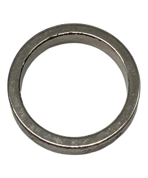 MM6 Maison Margiela（エムエムシックスメゾンマルジェラ）MM6 Maison Margiela (エムエムシックスメゾンマルジェラ) ナンバリングロゴリング シルバー サイズ:15号の古着・服飾アイテム