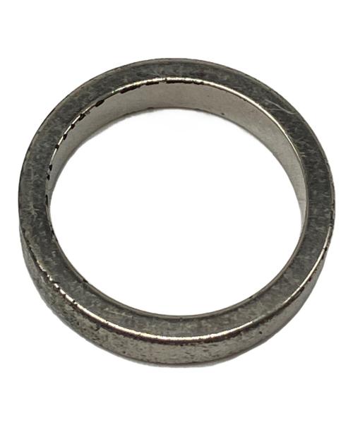 MM6 Maison Margiela（エムエムシックスメゾンマルジェラ）MM6 Maison Margiela (エムエムシックスメゾンマルジェラ) ナンバリングロゴリング シルバー サイズ:15号の古着・服飾アイテム