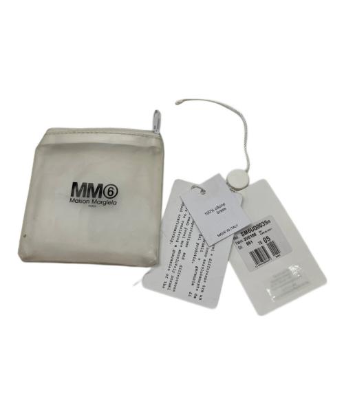 MM6 Maison Margiela（エムエムシックスメゾンマルジェラ）MM6 Maison Margiela (エムエムシックスメゾンマルジェラ) ナンバリングロゴリング シルバー サイズ:15号の古着・服飾アイテム