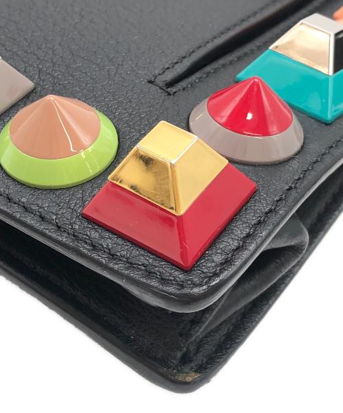 FENDI（フェンディ）FENDI (フェンディ) ショルダーバッグ　マルチスタッズ　トゥージュール ブラック×マルチカラーの古着・服飾アイテム