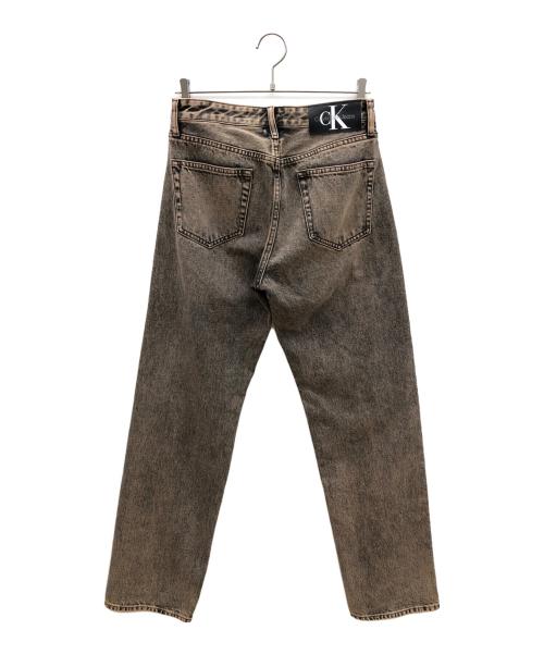 Calvin Klein Jeans（カルバンクラインジーンズ）Calvin Klein Jeans (カルバンクラインジーンズ) デニムパンツ　90s Straight ブラウン サイズ:W28　165/70Aの古着・服飾アイテム