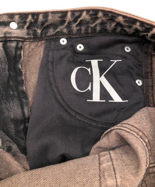 Calvin Klein Jeans（カルバンクラインジーンズ）Calvin Klein Jeans (カルバンクラインジーンズ) デニムパンツ　90s Straight ブラウン サイズ:W28　165/70Aの古着・服飾アイテム