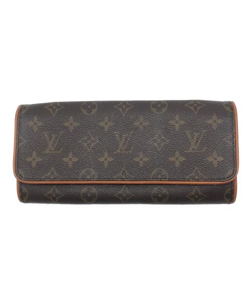 LOUIS VUITTON（ルイ ヴィトン）LOUIS VUITTON (ルイ ヴィトン) モノグラム　ポシェットツインGM ブラウンの古着・服飾アイテム